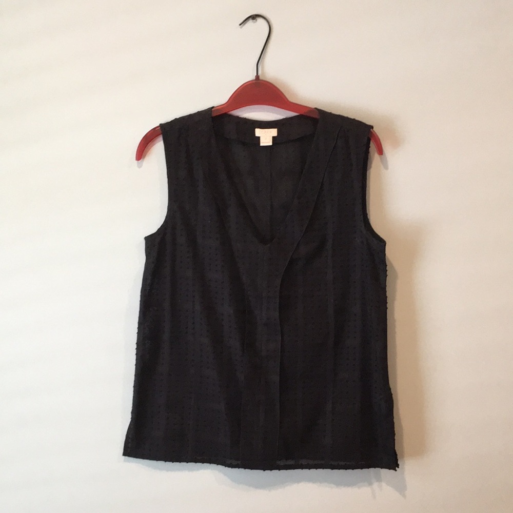 Size 2 black J. Crew tank